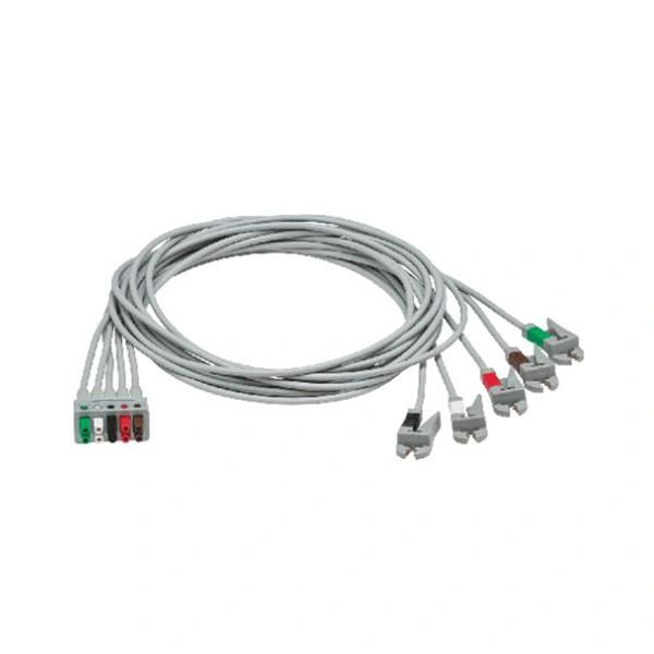 ECG/EKG Multi-Link Leadwire Set, 5-Lead, Grabber, 51", AHA , VYAIRE 414556-002