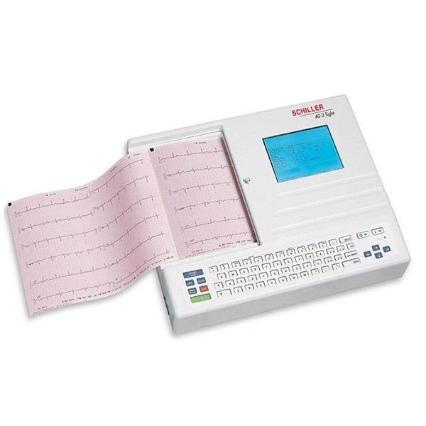 AT-2 Plus ECG/EKG with Interpretation & PFT, Calibration Syringe & Memory , Schiller 9.025000CS