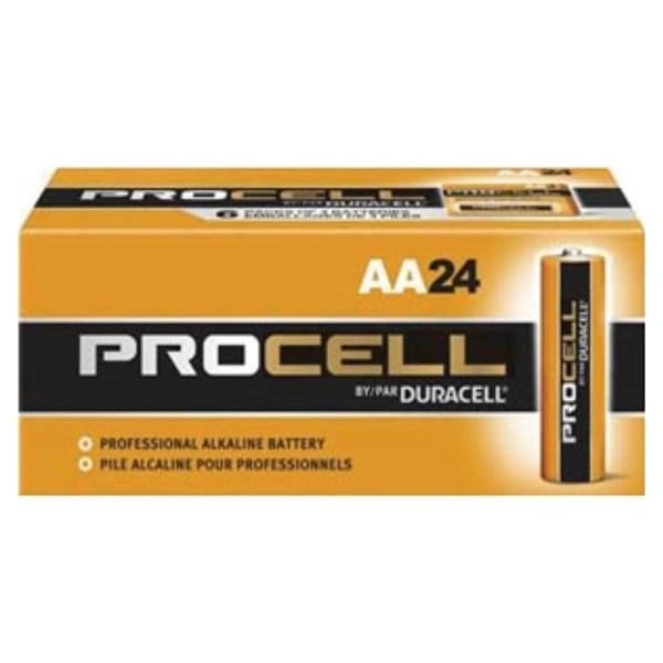 Duracell AA Battery Procell Alkaline , 24/Box 144/Case Duracell PC1500BKDCS