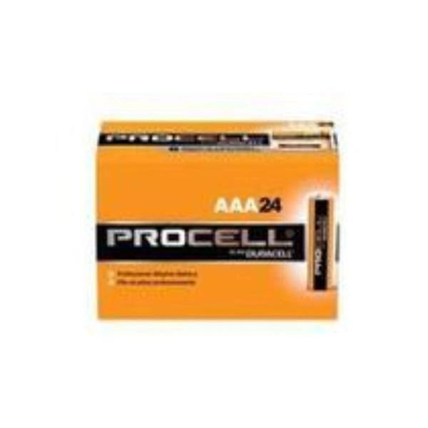 Battery Procell AAA , 24/Box 144/Case , Duracell PC2400BKDCS