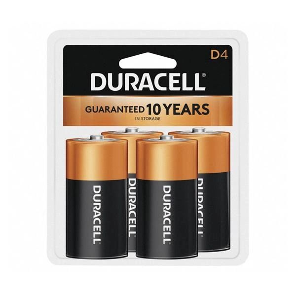 Battery Size D Duracell 4/Package, 12 PK/CA , Duracell MN1300R4Z