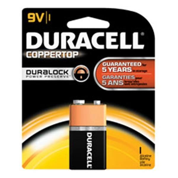 Battery Alkaline9 Volt 48/Case , Duracell MN1604B1Z