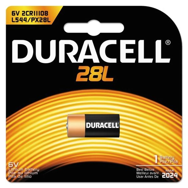 Battery, Alkaline, Size 28L, 6V, 6/bx , 10 Box/Case (UPC# 66209) , Duracell PX28LBPK