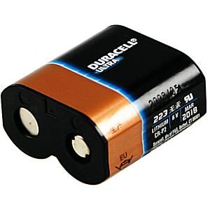 Battery, Lithium, Size DL223A, 6V, 6/bx, 6 bx/cs , Duracell DL223ABPK