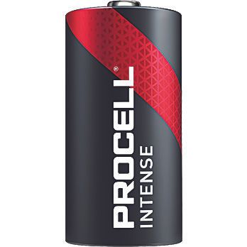 Procell Intense, Size: C, Alkaline Battery, For High Drain Devices, 12/bx, 6bx/cs , 10 Box/Case , Duracell PX1400