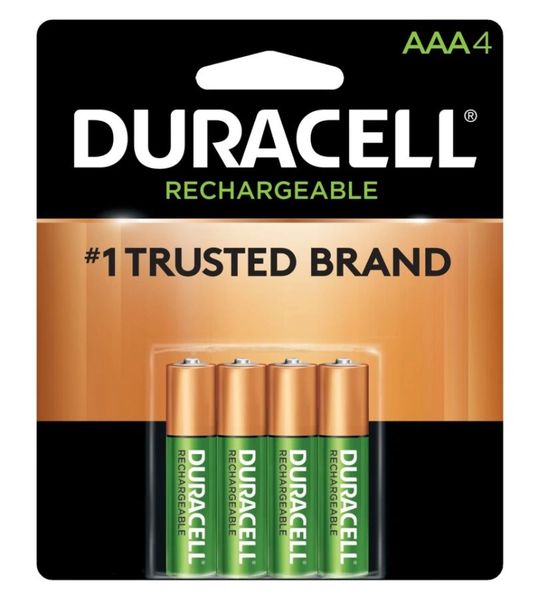 Pre-Charged Battery, NIMH, Size AAA, 4/pk, 6pk/bx, 4bx/cs , Duracell NL2400B4N001