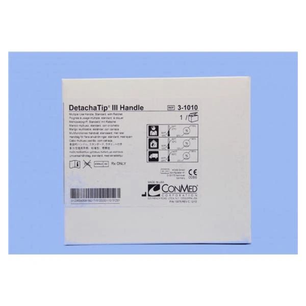 Multi-Use DetachaTip III Handle Universal With Ratchet Non-Sterile , Conmed 3-1010