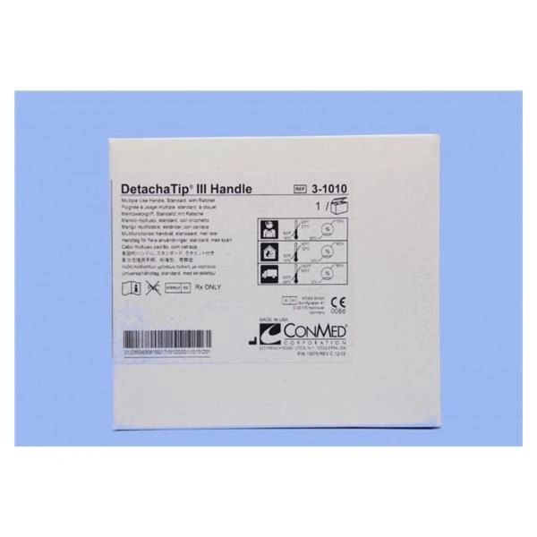 Multi-Use DetachaTip III Handle Universal With Ratchet Non-Sterile , Conmed 3-1010