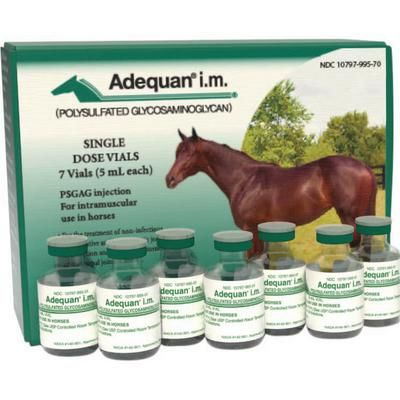 Adequan i.m. Equine 5 ml Single Dose Vials, 7/Pkg , AMERICAN REGENT 10797099570