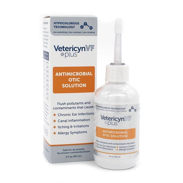 Vetericyn Plus VF Antimicrobial Otic Solution , Vetericyn 2024