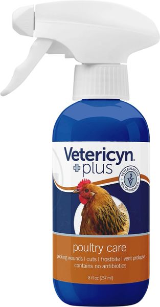 Vetericyn Plus Antimicrobial Poultry Care Spray, 8oz , Vetericyn 1012