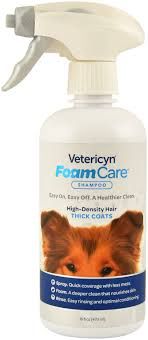 Vetericyn Foaming Spray Shampoo, High Density Hair, 16oz , Vetericyn 1603