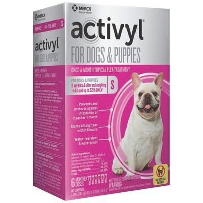 Activyl for Dogs , 6 Doses x 6 Boxes , (14-22 lb) Brown , Merck 112173