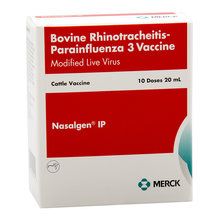 Bovilis Nasalgen 3 Cattle Vaccine, Modified Live Virus, 20mL (10 Dose) , Merck 180349