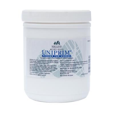 Uniprim Powder for Horses Original , 400 g Jar , MACLEOD UP400