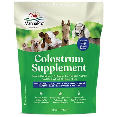 Colostrum Supplement for Newborns, 1lb , Manna 1000330