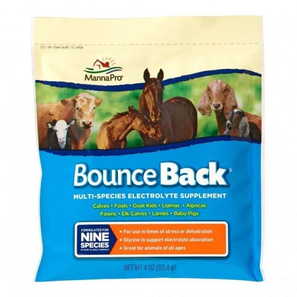 Bounce Back Multi-Species Electrolyte Supplement, 4lb , Manna 1000353