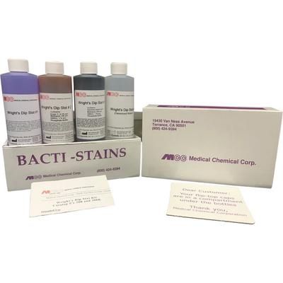 MCC Wright Dip Stat Stains Fixative 16 oz, MEDICAL CHEMICAL 301-16OZ