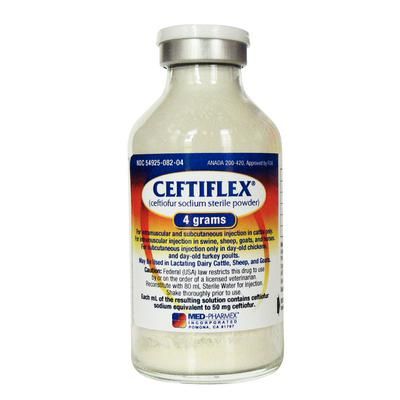 Ceftiflex Injectable 4 g Vial , MEDPHARMEX 5492508204