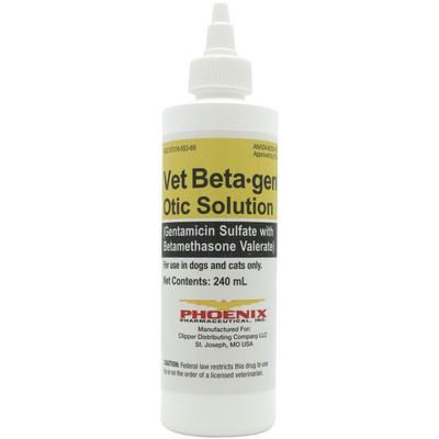 Vet Beta-gen Otic Solution 240 ml , MEDPHARMEX GO-CL-026-240-0