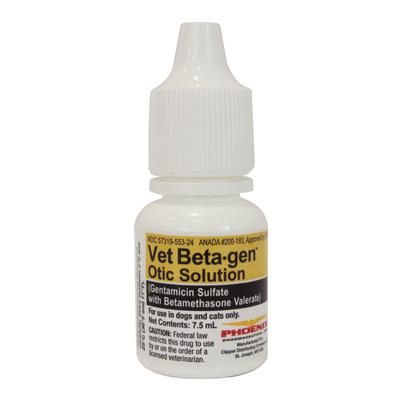 Vet Beta-gen Otic Solution 7.5 ml , MEDPHARMEX GO-CL-026-075-0