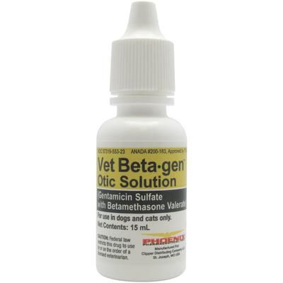 Vet Beta-gen Otic Solution 15 ml , MEDPHARMEX GO-CL-026-015-0