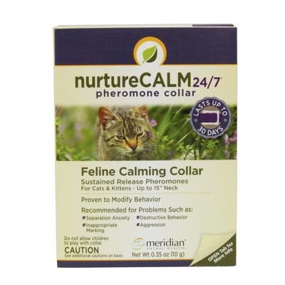 NurtureCALM 24/7 Pheromone Collars 15" Feline Collar , MERIDIAN 1663