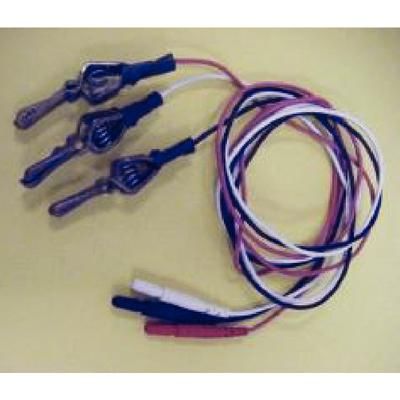 Sharn/Cardell Monitor Accessories 3-Lead ECG Wire Set with Crocodile Clips , MIDMARK 01-02-0306