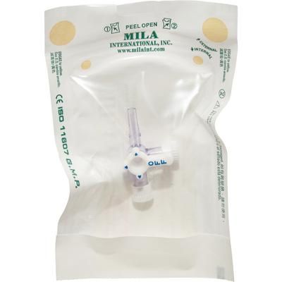 3-Way Stopcock Luer Slip, For Veterinary use , 10/Pkg , MILA 2400