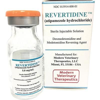 Revertidine Injectable Solution 5 mg/ml, 10 ml , MODERN VET 00022U