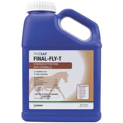 Prozap Final Fly-T Horse Spray and Wipe-On Insecticide Refill, 1 Gallon , Neogen 1597010