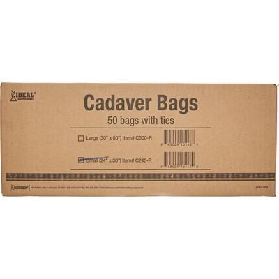 Ag-Tek Cadaver Bags Small, 24" W x 30" L , 50/Pack , NEOGEN C240-R