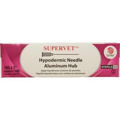 Needle Disposable 18X1 Aluminum HARD 100/Pkg , Neogen 06-1810B