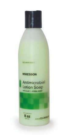 Antimicrobial Soap Lotion 8 oz. Bottle , 48/Case Herbal Scent , MC 53-28083-8