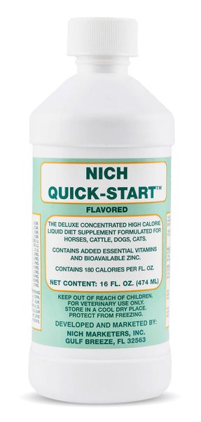 Quick-Start Deluxe Concentrated High Calorie Liquid Diet Supplement, 16oz , 12/Case , Nich QUIK-16OZ