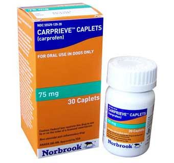 Carprieve Caplets 75mg , 30/Bottle , NORBROOK 645116967001