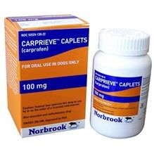 Carprieve Caplets 100mg ,30/Bottle , NORBROOK 645126967001