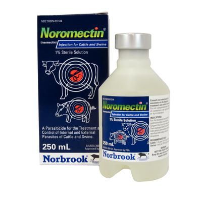 Noromectin 1% Injectable 250 ml , NORBROOK 6460810670