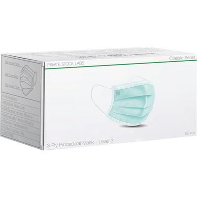 Disposable Earloop Procedural Mask Level 3, 3 Ply, Latex Free 50/Pkg , Patterson-PSL-SA3-50