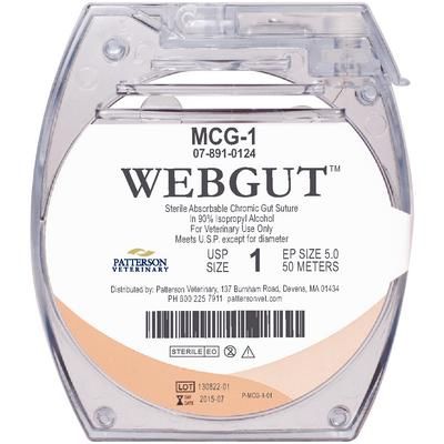 WebGut™ Sutures 1, 50 m , Cassette , PATTERSON 21275224