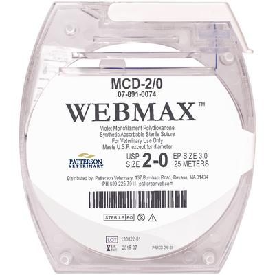 WebMax™ Sutures 2/0, 25 m , PATTERSON 21275294