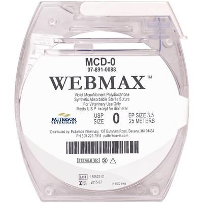 WebMax™ Sutures 0, 25 m , PATTERSON 21275292