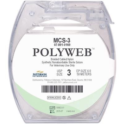 PolyWeb™ Suture Cassettes 3 - 50 m , PATTERSON 21275123