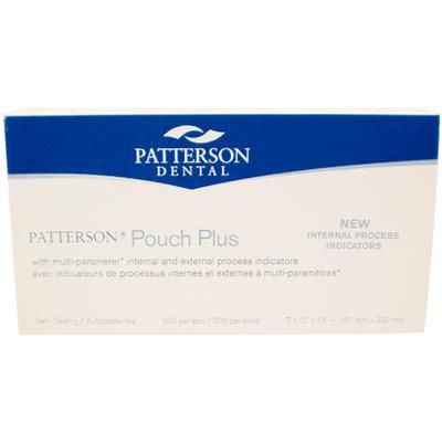 Pouch Plus Sterilization Pouches 7-1/2" x 13", 200/Pkg , Patterson 084-2633