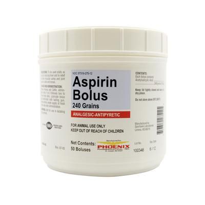 Aspirin Bolus 50/Tub , PHOENIX A-0240-02