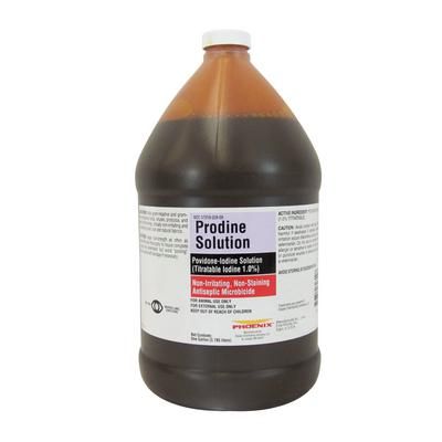 Povidone Iodine Solution 1 Gallon , PHOENIX PI050PH