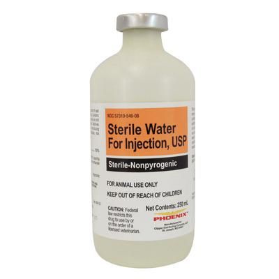 Sterile Water for Injection 250 ml Vial , PHOENIX 57319-0546-06