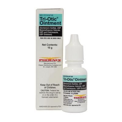 Tri-Otic Ointment 10 g Bottle, 1/Pkg , PHOENIX TO-CL-032-010-0