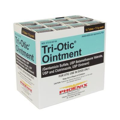 Tri-Otic Ointment 7.5 g Tube, 12/Pkg , PHOENIX TO-CL-032-075-0