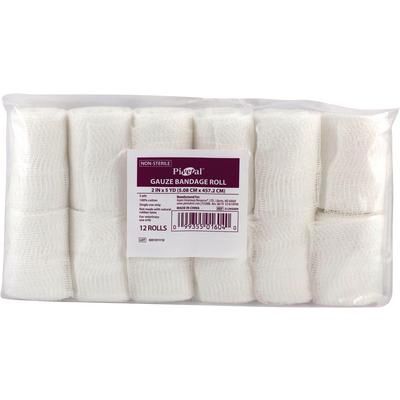 Gauze Bandage Roll 2" x 5 yd , 144/Case , PIVETAL 21295009